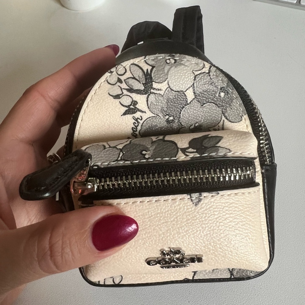 Coach Mini Backpack Keychain